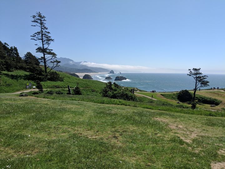 The view from Ecola State Park