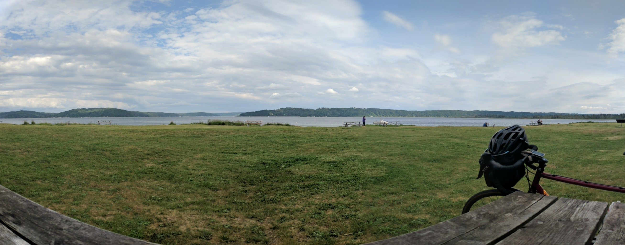 The river bend at Potlatch