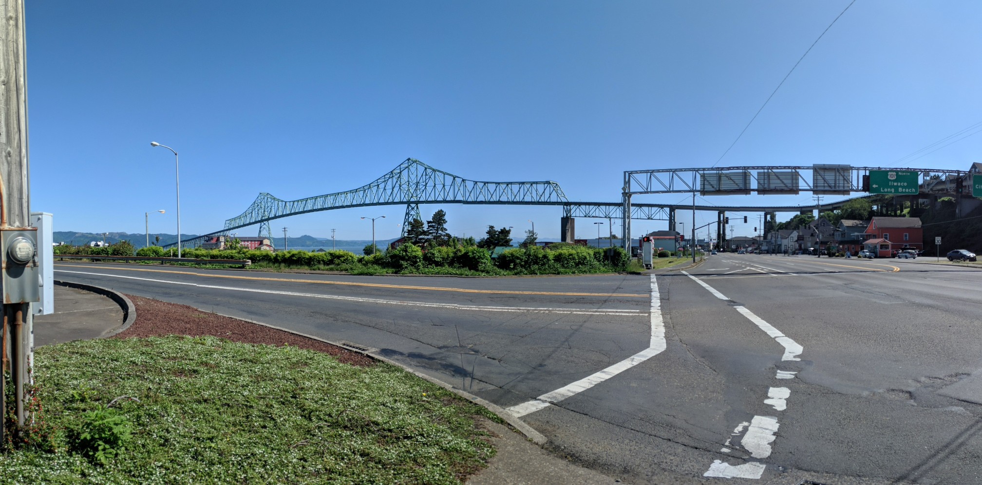 The bridge in to Astoria from Washington
