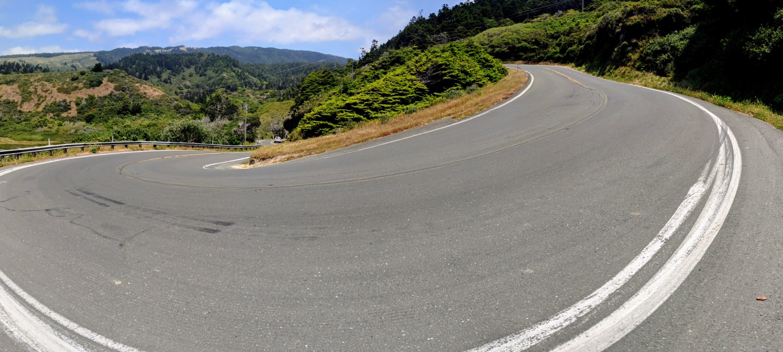 Apparently the steepest switchback on the route