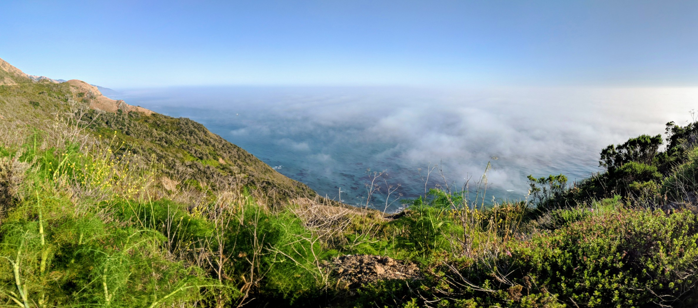 The view from the penultimate peak of the closure