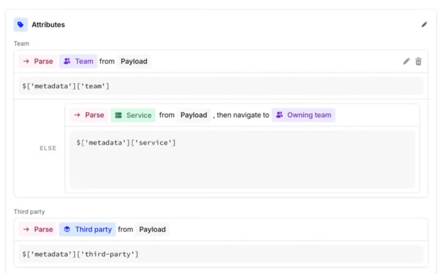 The incident.io query builder